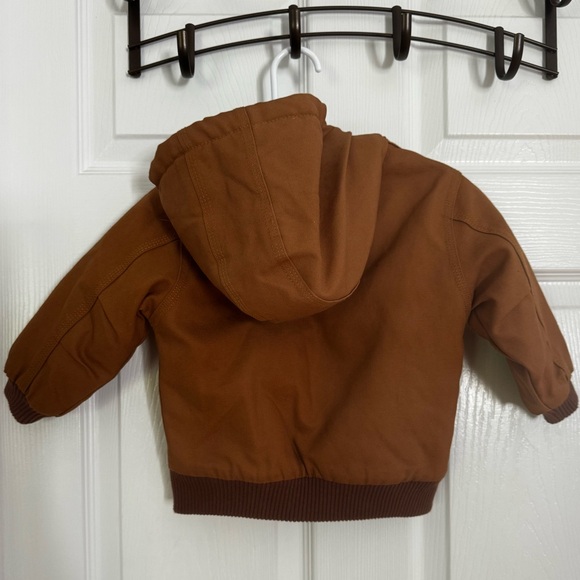 Carhartt Boys' Canvas Insulated Hooded Active Jacket - Picture 2 of 3